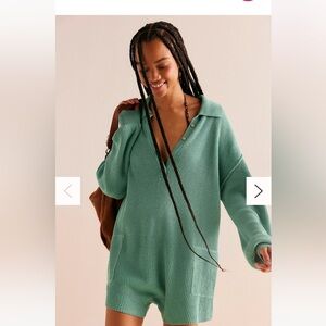 Free People sweater romper